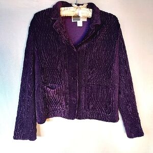 RHONDA STARK Purple Sweater